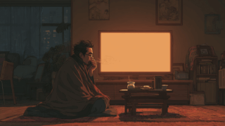 テレビを買った夜、咳を数えた
